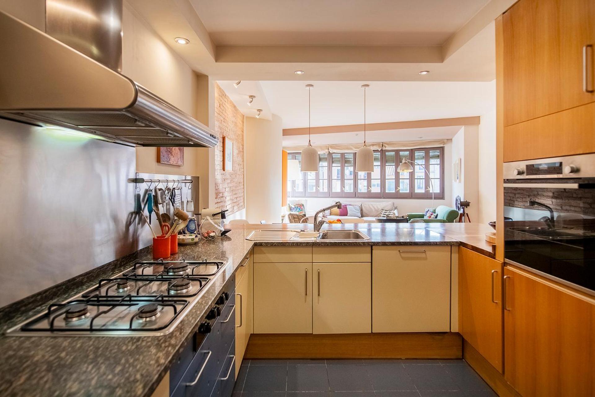 Sleep & Stay Luxury Top Floor Apt With Terrace Girona Kültér fotó